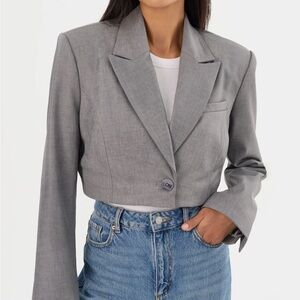 NWT LAMARQUE HARMINA | CROPPED LEATHER BLAZER